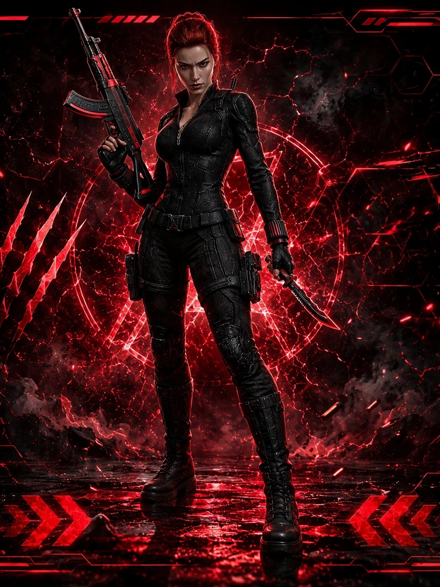 Black Widow skin preview