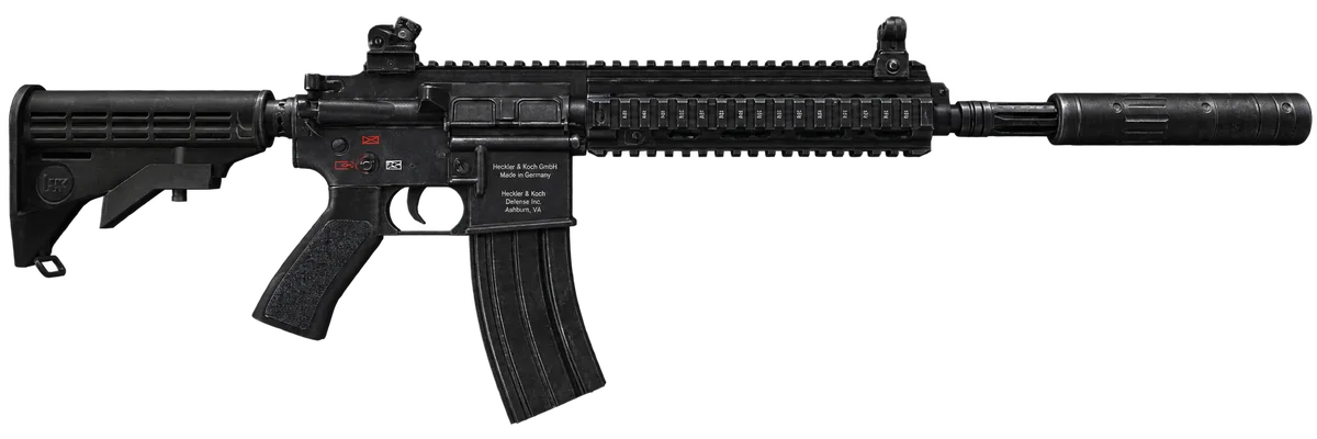 HK416 weapon render